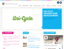 Tablet Screenshot of esnantwerp.org